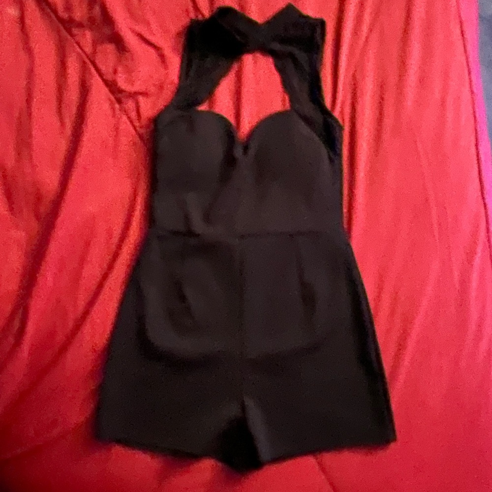 Sexy black romper from forever 21